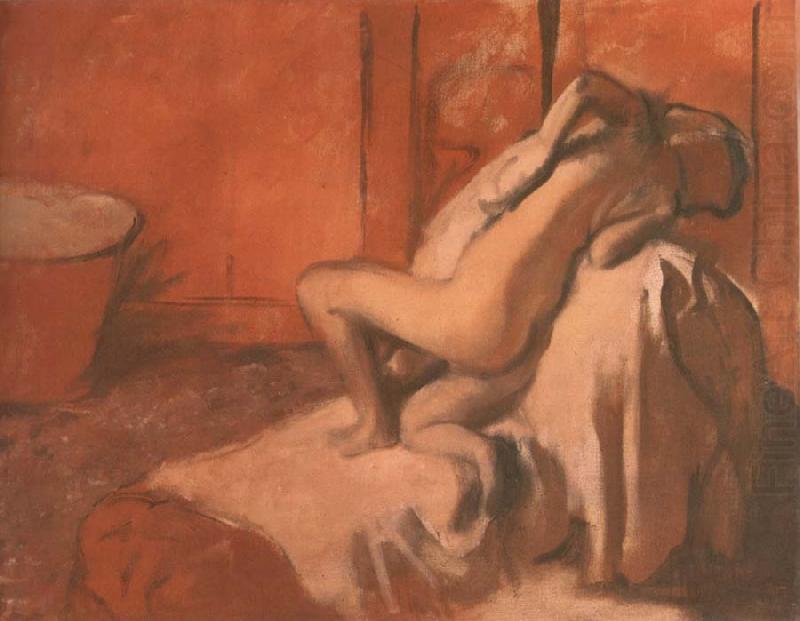 After the Bath, Edgar Degas